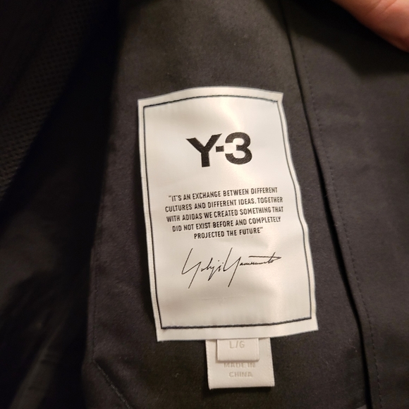 Yohji Yamamoto Y3 Dense Biker Jacket size L tts brand new rare sold out - Picture 10 of 16